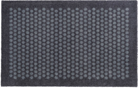 Floormat Polyamide, 90X60 Cm, Dot Design Home Textiles Rugs & Carpets Door Mats Grå Tica Copenhagen*Betinget Tilbud