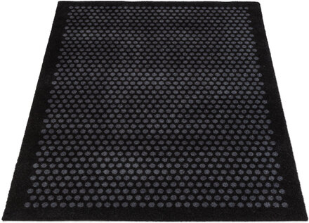Floormat Polyamide, 130X90 Cm, Dot Design Home Textiles Rugs & Carpets Door Mats Svart Tica Copenhagen*Betinget Tilbud