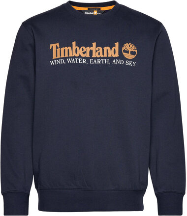 Wwes Crew Neck Bb Designers Sweat-shirts & Hoodies Sweat-shirts Navy Timberland