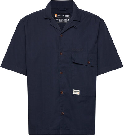 Wf Roc Shop Shirt Designers Shirts Short-sleeved Navy Timberland