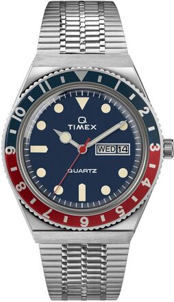 Q Timex Reissue 38Mm Stainless Steel Bracelet Watch Ur Silver Timex