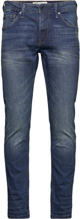 Slim Piers Blue Denim Slim Jeans Blå Tom Tailor*Betinget Tilbud