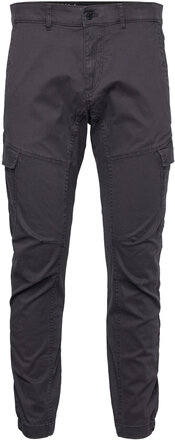 Slim Cargo Pants Trousers Cargo Pants Svart Tom Tailor*Betinget Tilbud
