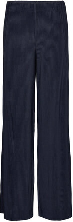 Pants Wide L Bottoms Trousers Wide Leg Navy Tom Tailor