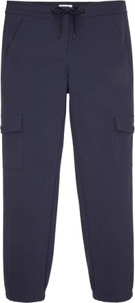 Pants Casual Cargo Bottoms Trousers Cargo Pants Navy Tom Tailor