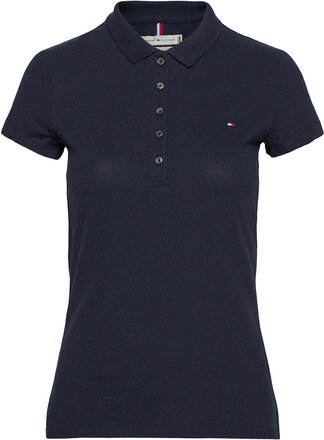 Heritage Short Sleeve Slim Polo Tops T-shirts & Tops Polos Tommy Hilfiger