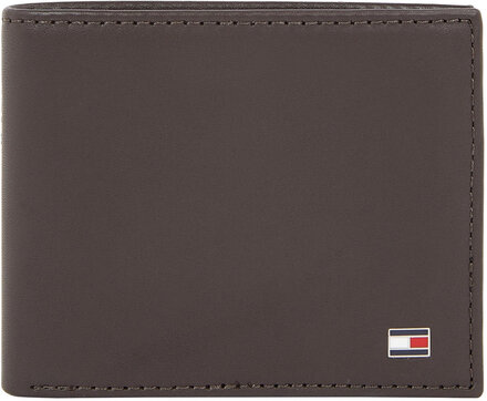 Eton Mini Cc Wallet Accessories Wallets Classic Wallets Brown Tommy Hilfiger