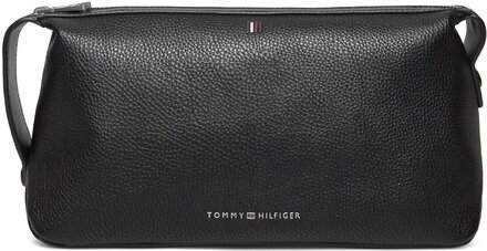 Th Central Washbag Pu Necessär Black Tommy Hilfiger