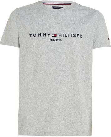 Im Core Tommy Logo Tee T-shirts Short-sleeved Grå Tommy Hilfiger*Betinget Tilbud