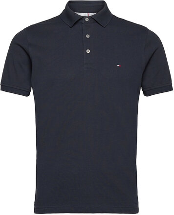 Core 1985 Slim Polo Polos Short-sleeved Blå Tommy Hilfiger*Betinget Tilbud