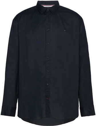Bt - Core Flex Poplin Rf Shirt Skjorte Uformell Marineblå Tommy Hilfiger*Betinget Tilbud