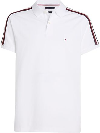 Shadow Gs Reg Polo Tops Polos Short-sleeved White Tommy Hilfiger