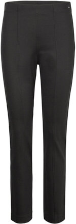 Elevated Slim Knitted Pant Bottoms Trousers Slim Fit Trousers Black Tommy Hilfiger