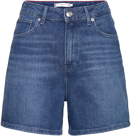 Dnm Straight Short Hw Suki Shorts Denim Shorts Blå Tommy Hilfiger*Betinget Tilbud