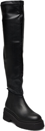 Tjw Over The Knee Boots Shoes Boots Over-the-knee Black Tommy Hilfiger