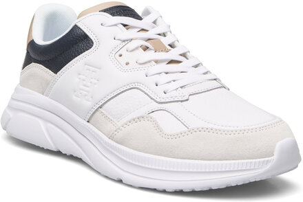 Modern Runner Best Lth Mix Low-top Sneakers White Tommy Hilfiger