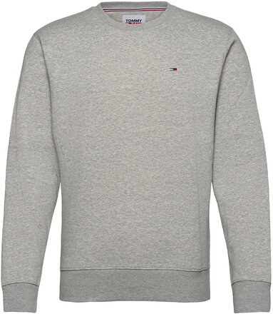 Tjm Regular Fleece C Neck Tops Sweatshirts & Hoodies Sweatshirts Grey Tommy Jeans