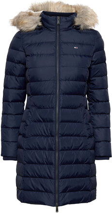 Tjw Essential Hooded Down Coat Fodrad Rock Navy Tommy Jeans