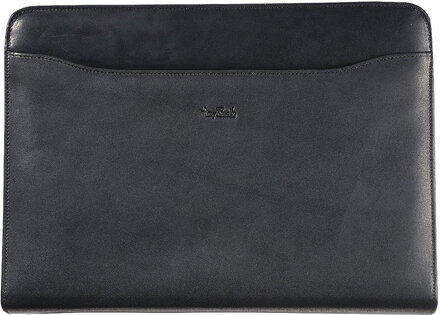 A4 Folder With Zipper Designers Wallets Classic Wallets Black Tony Perotti
