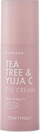 Tonymoly Pure Dew Tea Tree & Yuja C Vitality Eye Cream 30Ml Beauty Women Skin Care Face Eye Care Eye Cream Nude Tonymoly