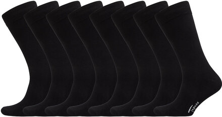 Socks 8-P Underwear Socks Regular Socks Black TOPECO