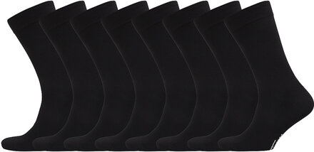 Socks 8-P Bamboo Underwear Socks Regular Socks Black TOPECO