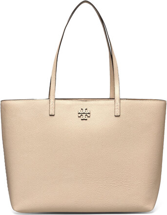 Mcgraw Tote Designers Shoppers Beige Tory Burch