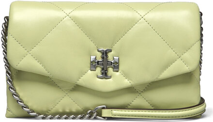 Kira Diamond Quilt Chain Wallet Designers Small Shoulder Bags-crossbody Bags Green Tory Burch