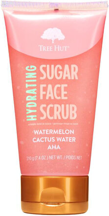 Hydrating Face Scrub Watermelon & Cactus Water Ansigtsscrub Ansigtspleje Nude Tree Hut