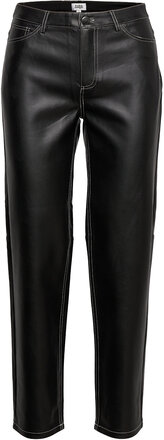 Ria Trousers Bottoms Trousers Leather Leggings-Byxor Black Twist & Tango