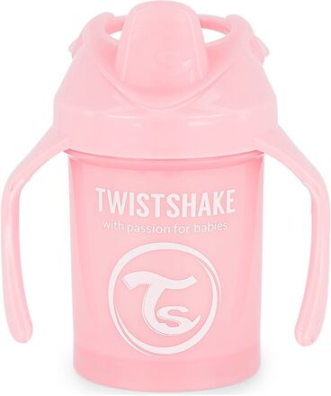 Twistshake Mini Cup 230Ml 4+M Pastel Pink Home Meal Time Cups & Mugs Rosa Twistshake*Betinget Tilbud