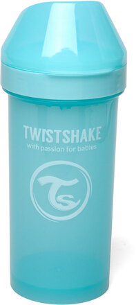 Twistshake Kid Cup 360Ml 12+M Pastel Pink Home Meal Time Cups & Mugs Sippy Cups Blå Twistshake*Betinget Tilbud