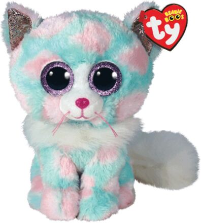 Ty Opal - Pastel Cat 23 Cm Toys Soft Toys Stuffed Animals Multi/patterned TY