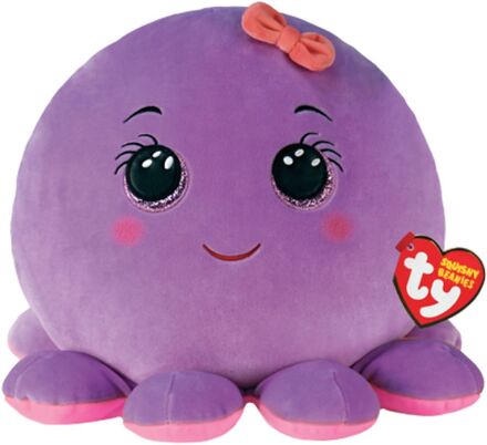 Octavia - Purple Octopus Squish 25Cm Toys Soft Toys Stuffed Animals Purple TY