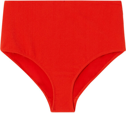 Highwaist Bikini Briefs Swimwear Bikinis Bikini Bottoms High Waist Bikinis Rød Understatement Underwear*Betinget Tilbud