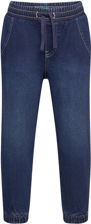 Jogger Denim Jeans Loose Jeans Blå United Colors Of Benetton*Betinget Tilbud