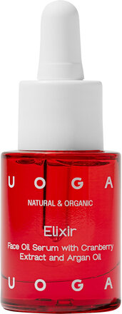 Uoga Uoga Elixir - Oil Face Serum With Cranberry Extract And Argan Oil 15 Ml Ansiktsolja Nude Uoga Uoga