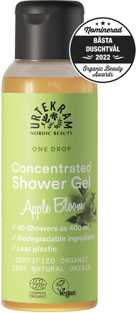 Concentrated Shower Gel Apple Bloom 100 Ml Beauty WOMEN Skin Care Body Shower Gel Nude Urtekram*Betinget Tilbud