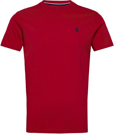 Uspa T-Shirt Arjun Men T-shirts Short-sleeved Rød U.S. Polo Assn.*Betinget Tilbud