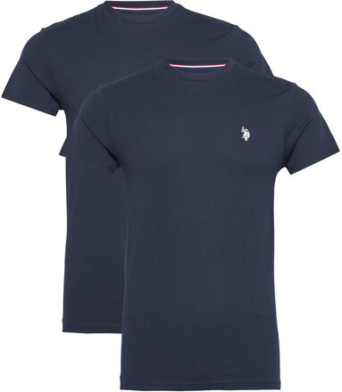Uspa 2 Pack T-Shirt Cloud Men T-shirts Short-sleeved Marineblå U.S. Polo Assn.*Betinget Tilbud