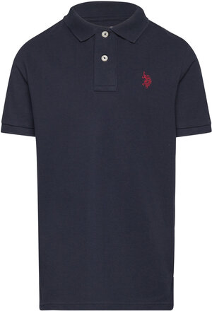 Dhm Pique Polo Tops T-shirts Polo Shirts Short-sleeved Polo Shirts Navy U.S. Polo Assn.