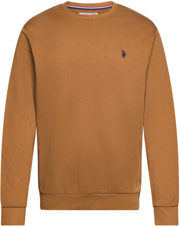 Uspa Sweat O Neck Adler Men Sweat-shirt Genser Brun U.S. Polo Assn.*Betinget Tilbud