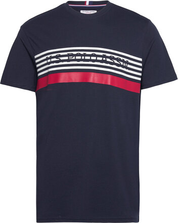 Uspa T-Shirt Bertie Men T-shirts Short-sleeved Marineblå U.S. Polo Assn.*Betinget Tilbud