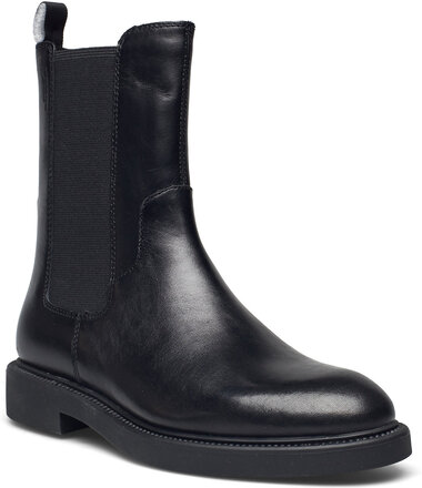 Alex W Shoes Boots Ankle Boots Ankle Boots Flat Heel Black VAGABOND