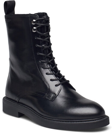 Alex W Shoes Boots Ankle Boots Laced Boots Black VAGABOND