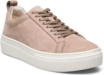 Zoe Platform Lave Sneakers Beige VAGABOND*Betinget Tilbud