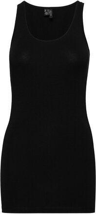 Vmmaxi My Soft Long Tank Top Noos Tops T-shirts & Tops Sleeveless Black Vero Moda