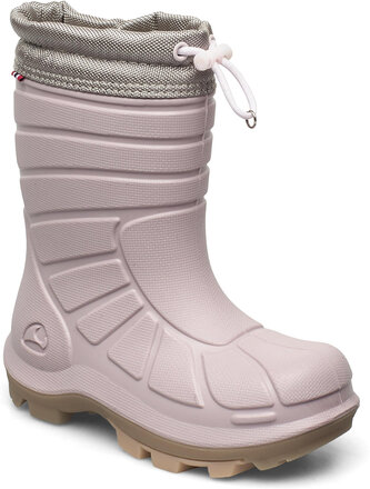 Extreme Warm Shoes Rubberboots High Rubberboots Lined Rubberboots Beige Viking*Betinget Tilbud