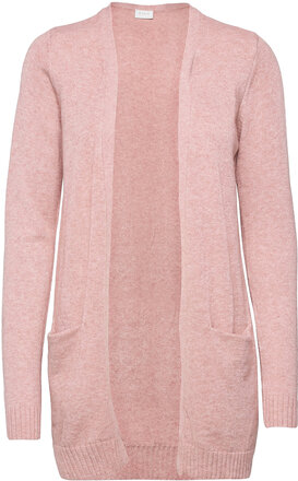 Viril Open L/S Knit Cardigan - Noos Strikkegenser Cardigan Rosa Vila*Betinget Tilbud