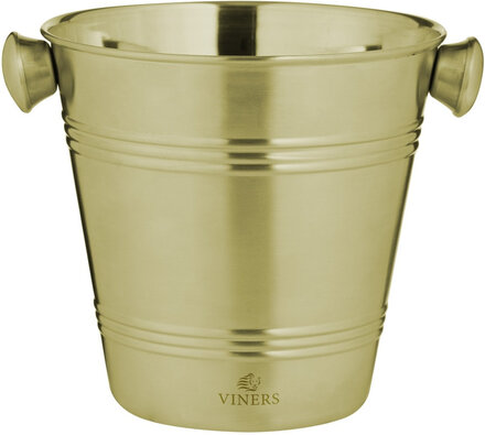 Vin Barware Ice Bucket Single Wall Home Tableware Drink & Bar Accessories Ice Buckets Gold Viners